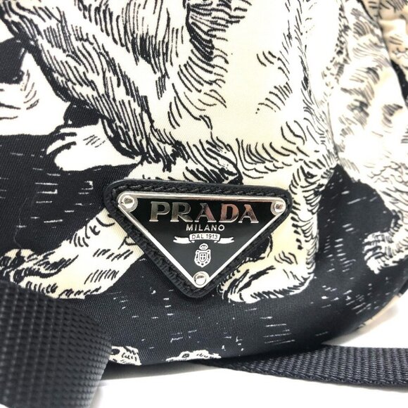 PRADA 2VZ135 Animal total pattern Backpack Bag Backpack - Picture 8 of 14
